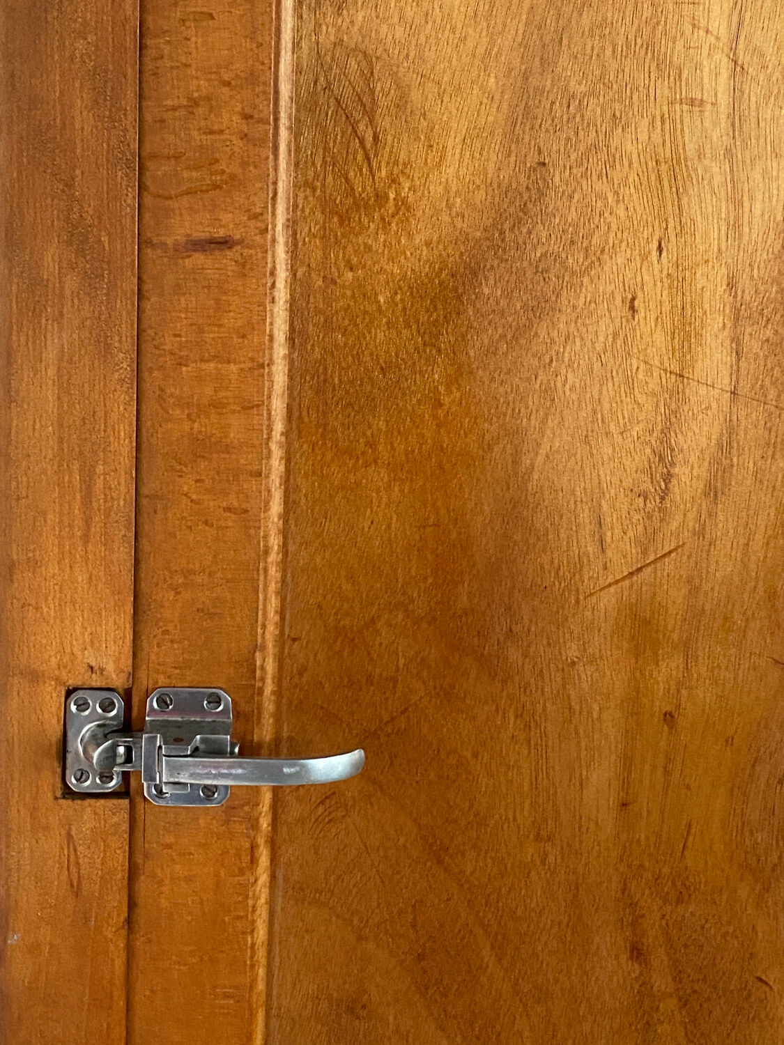 Vintage wood wardrobe
