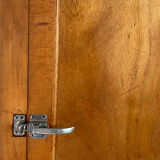 Vintage wood wardrobe