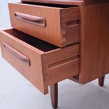 Teak desk by Victor Wilkins for G-Plan in Scandinavian style, 1960