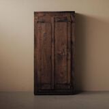 Antique mountain wardrobe in solid oak – 19th century