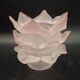 Tulipe en pâte de verre couleur rose pâle