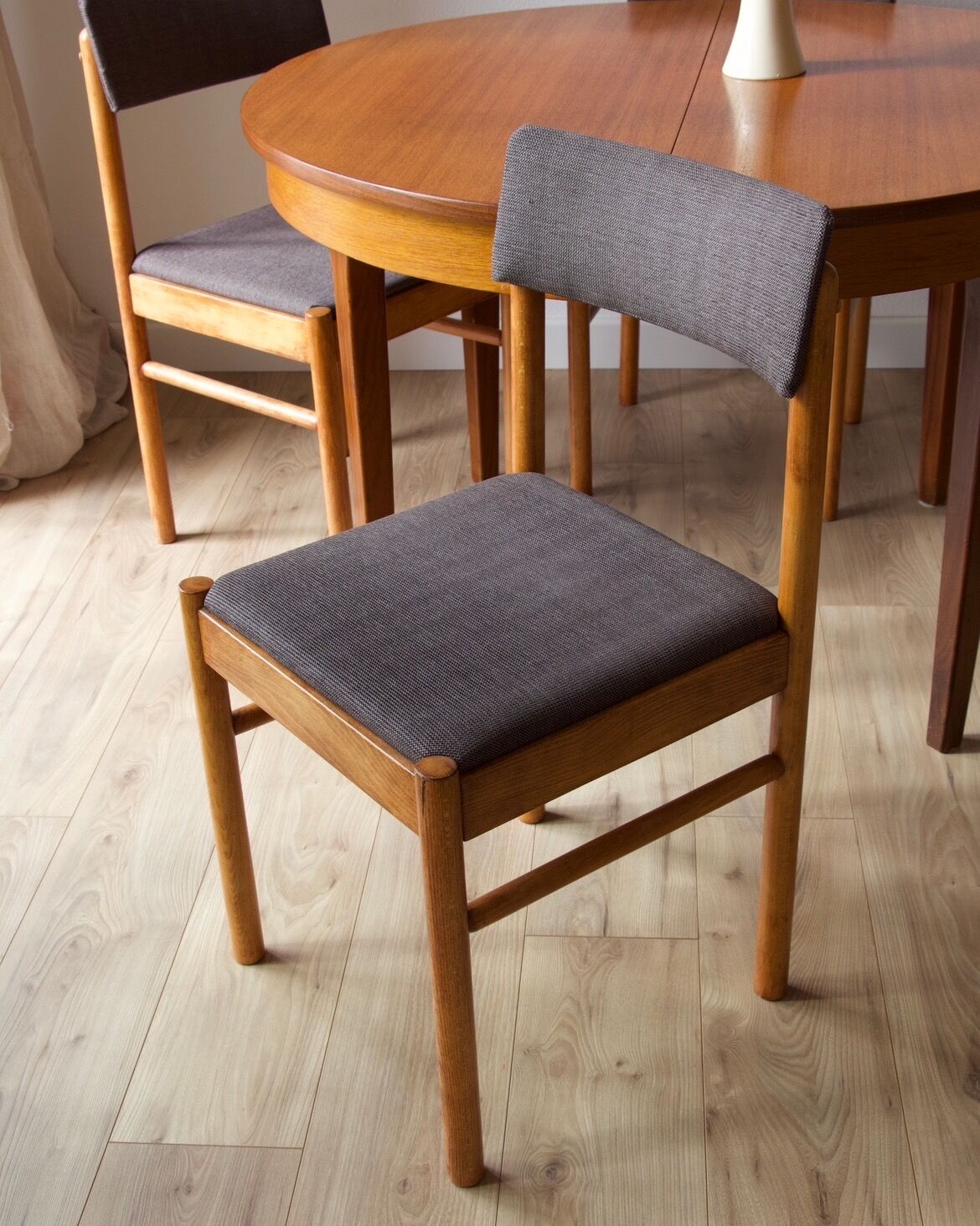 Suite of 5 chairs baumann 60s
