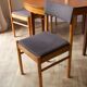 Suite de 5 chaises baumann années 60