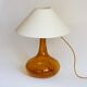 Bubble blown glass lamp base, 60s/70s