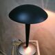 Mushroom lamp (also known as ocean liner) 1975 to 1985, h41 x w31 black matte.