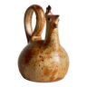 Vintage zoomorphic art ceramic rooster shape
