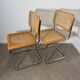 Pair of Cesca chairs by Marcel Breuer B32 made in Italy