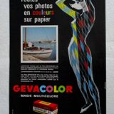 Old advertising Gevaert vintage GEVACOLOR