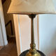 Large 70's brass lamp