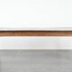Antique French oak dining table for 6 to 8 people with three drawers