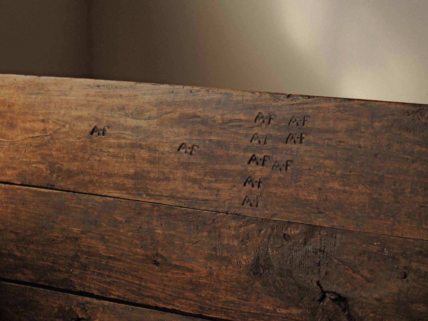 Banc de ferme, Art-Populaire, Ardèche, XIXᵉ siècle
