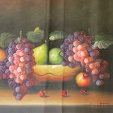 Oil on canvas still life reason signed