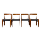Danish Teak Dining Chairs by H. W. Klein for Bramin, 1960s, Set of 4