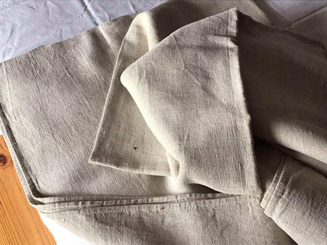 Large farm tablecloth 19th