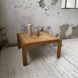 Solid elm coffee table Maison Regain