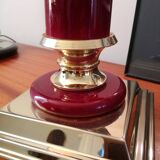 Lampe colonne De Schuyneter en laiton 1970