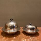 Jolie set de deux anciennes cloches à caviar