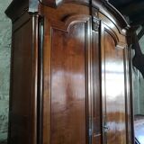 Cherry cabinet with columns