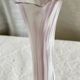 Clichy vase 1900 speckled opaline white and pink