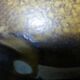 Old large vase st clement france ethnic relief decor n° 9128 60s rare