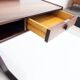 Modern mid-century wooden desk by Gianfranco Frattini for Bernini