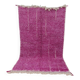 Handmade purple Moroccan rug, 150cm x 300cm