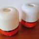 Two Midcentury Table Lamps, Space Age, Adriano Rampoldi, Italy, 1970s