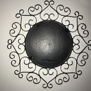 Chaty Vallauris wrought iron mirror 37cm