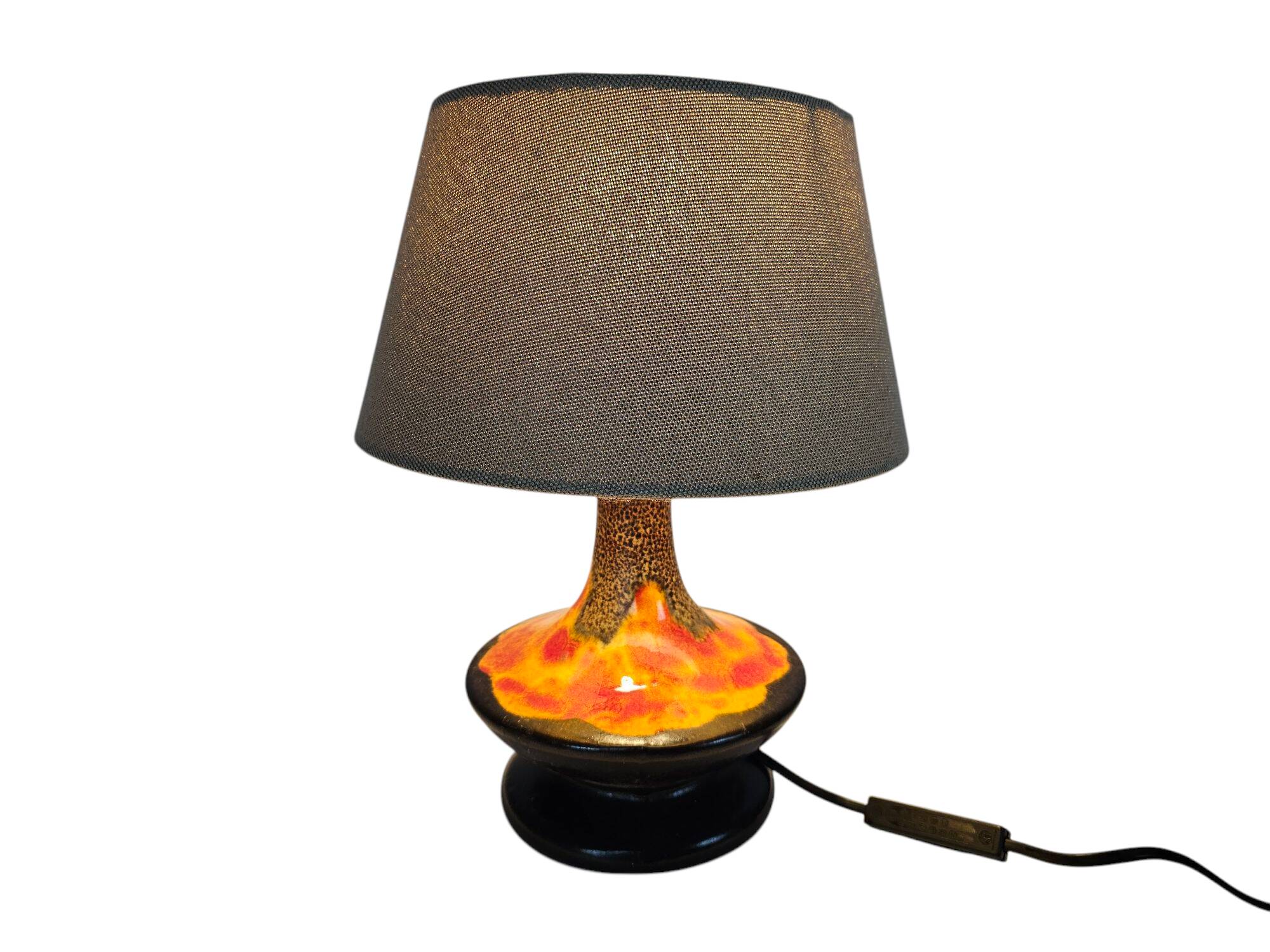 Fat Lava - Walter Gerards - Ceramic- table lamp - West Germany - 70s