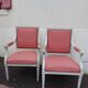 Pair of Louis XVI style armchairs