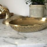 Trinket bowl brass duck