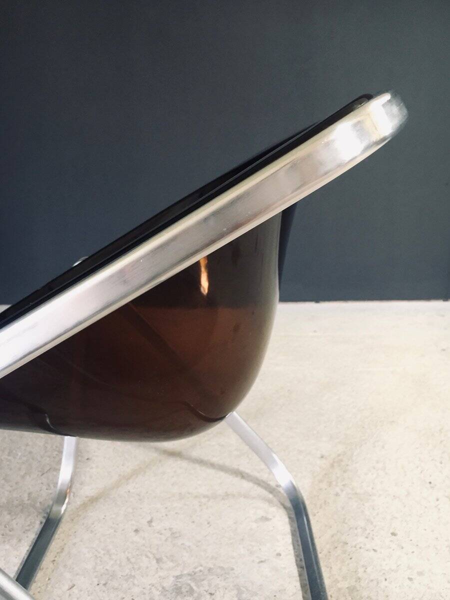 Mid-Century Modern Plona Chair by Giancarlo Piretti for Castelli, Italy, 1970s