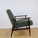 Armchair 'Lis', 1970s green boucle design by Henryk Lis - 2 pieces available