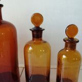 Set of 4 bottles of apothecary