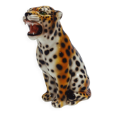 Leopard Statue Ceramic