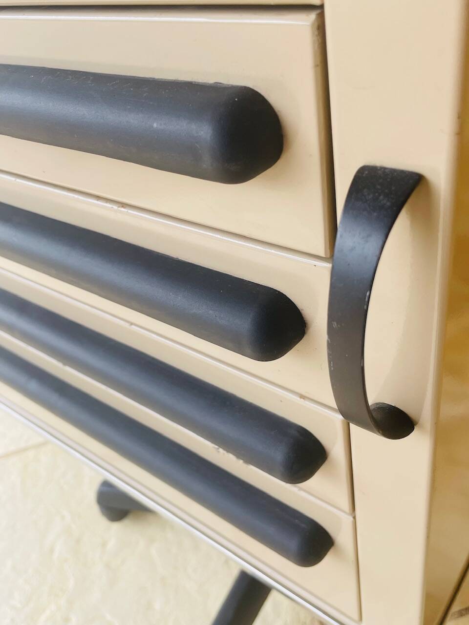 Cazzaro swivel medical storage cabinet with drawers, 1970s/1980s