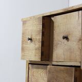 Commode rustique d'art populaire, France années 1900