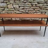 Coffee table with two tiers