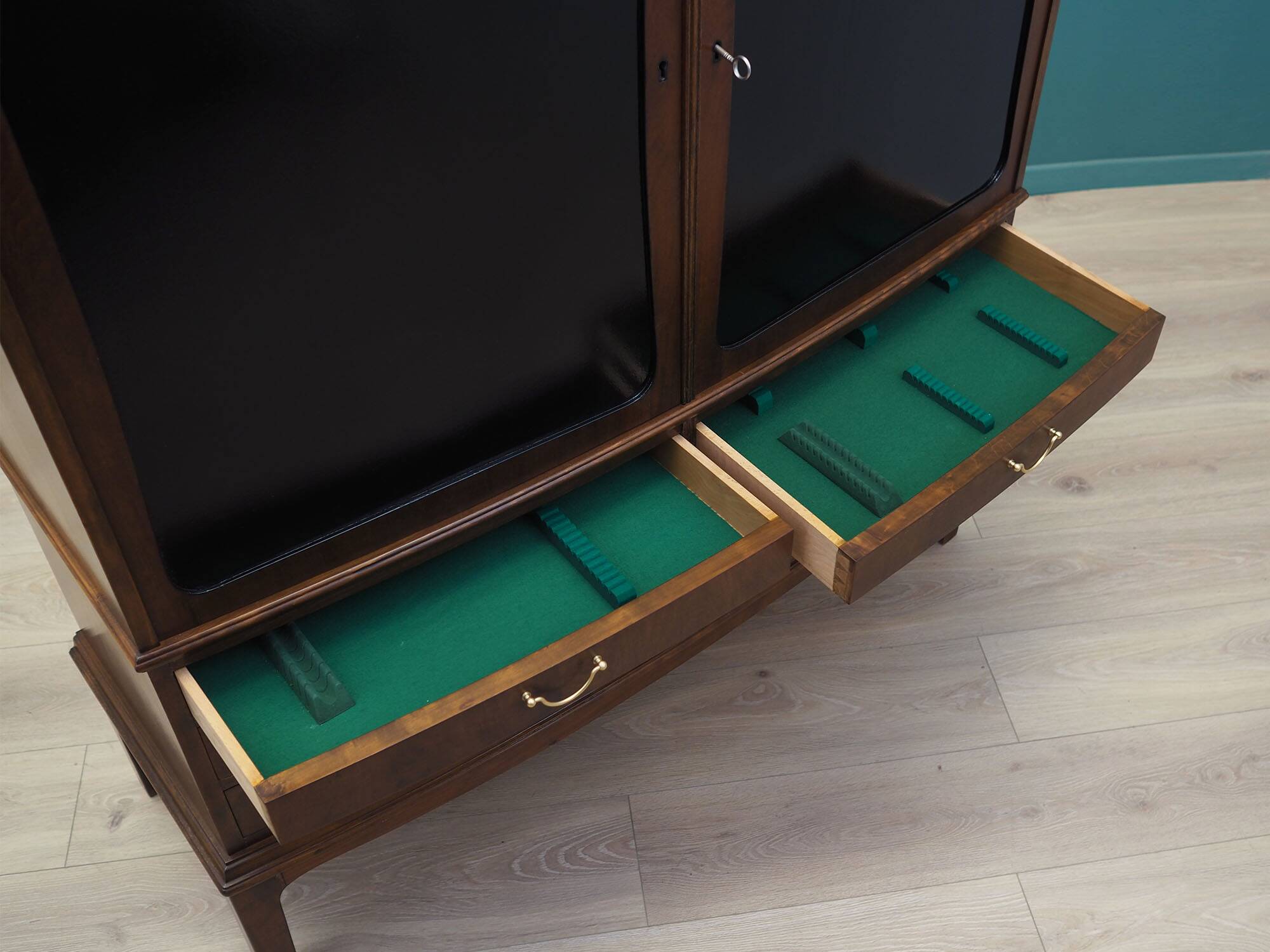 Walnut cupboard, Danish design, 1960s, production: Denmark