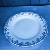 Ancien plat rond en Terre de fer, HB&Cie Bordeaux