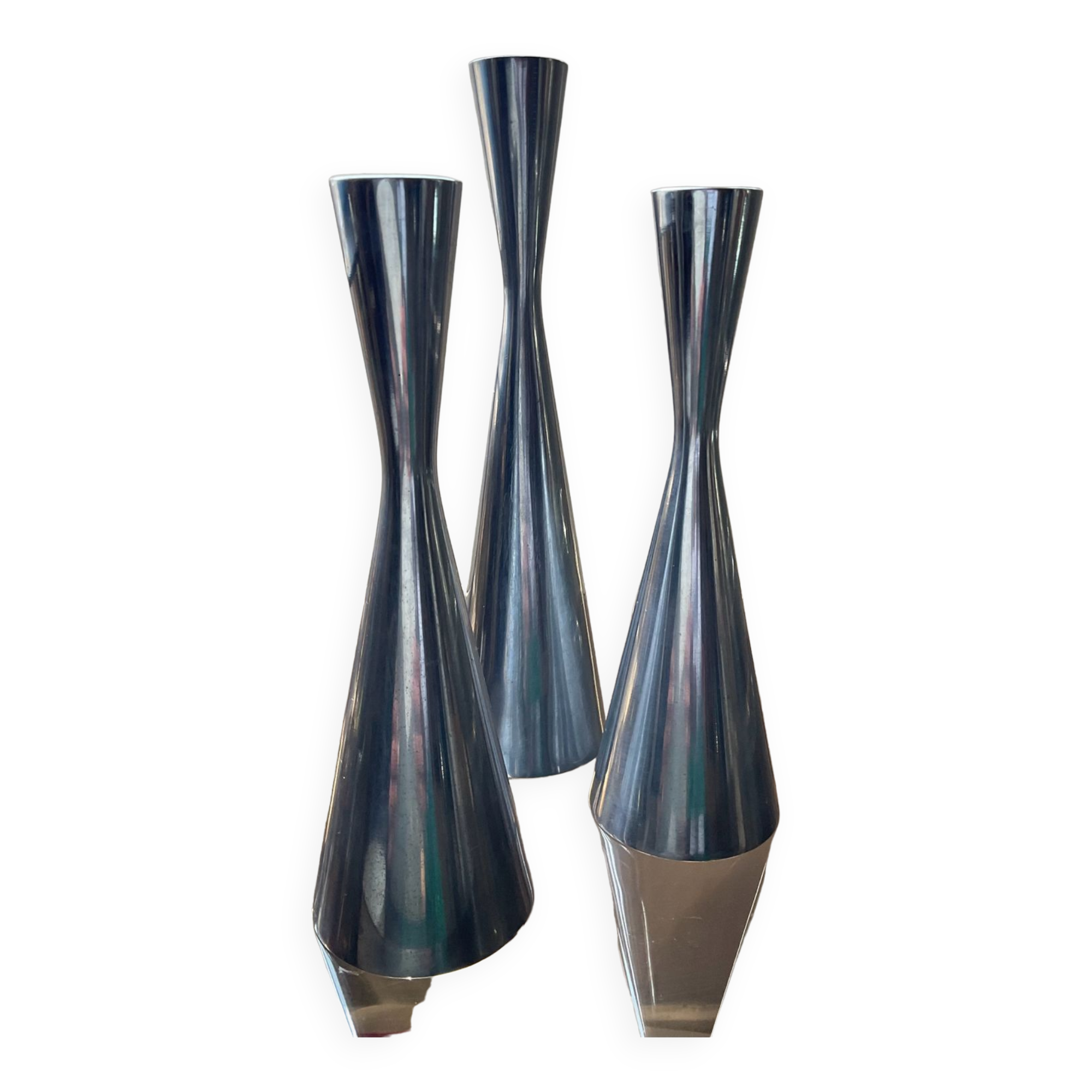 Trio of Diabolo candle holders by Érika Pekkari for Ikea