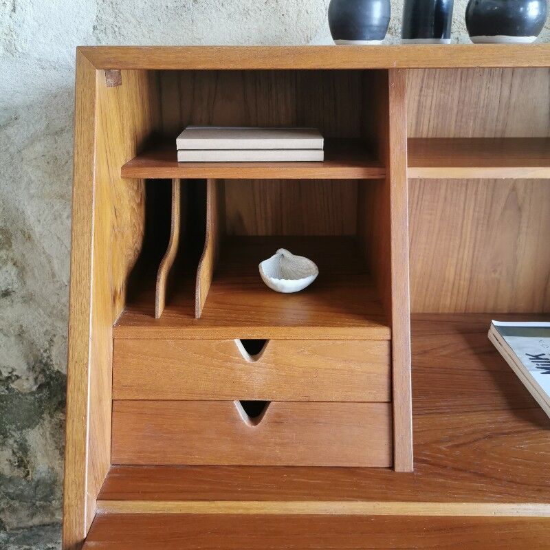 Danish vintage teak secretary
