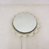 Vintage Lucite wall mirror with backlight , 1970’s , Germany