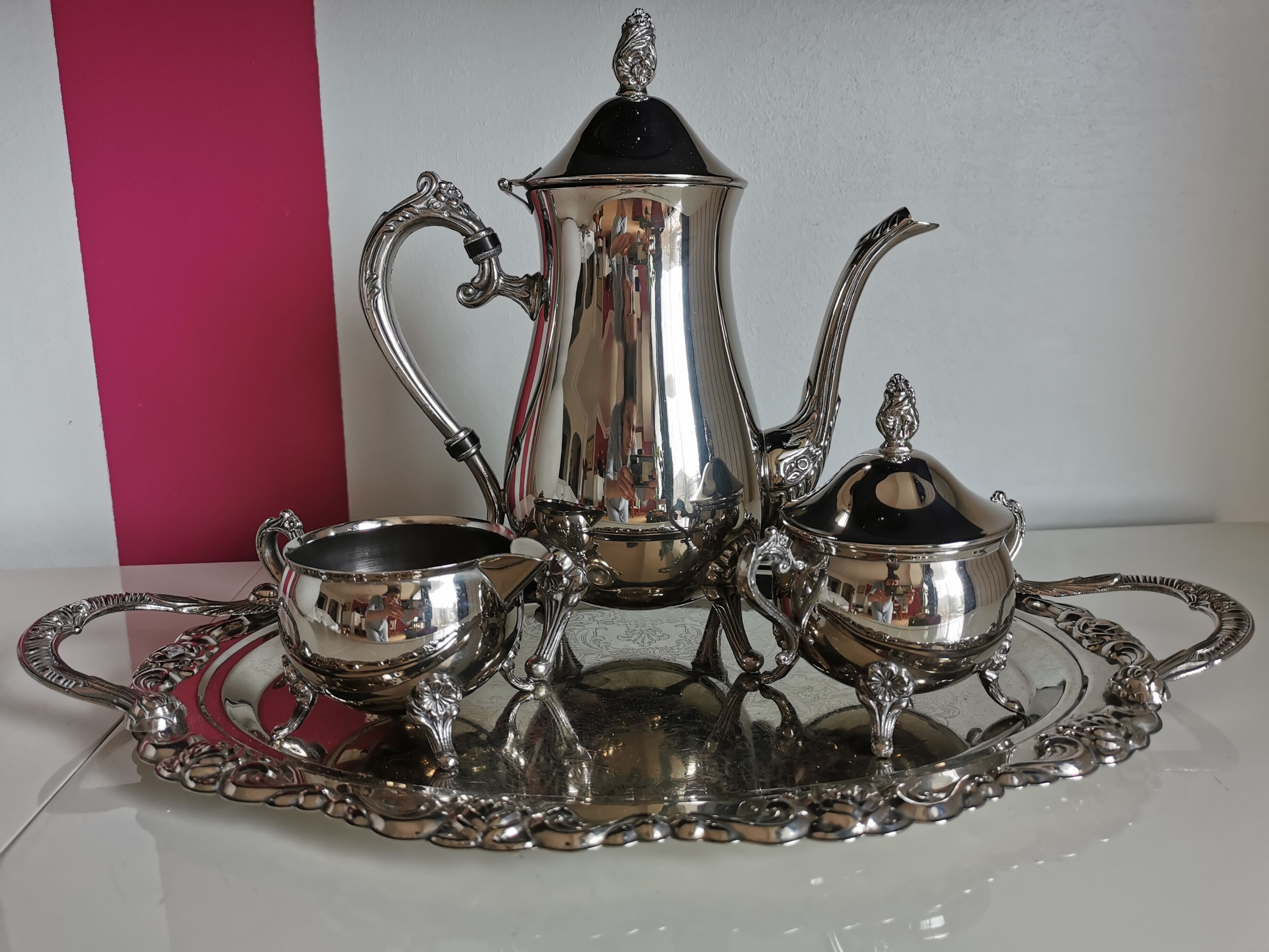 Silver coffee set