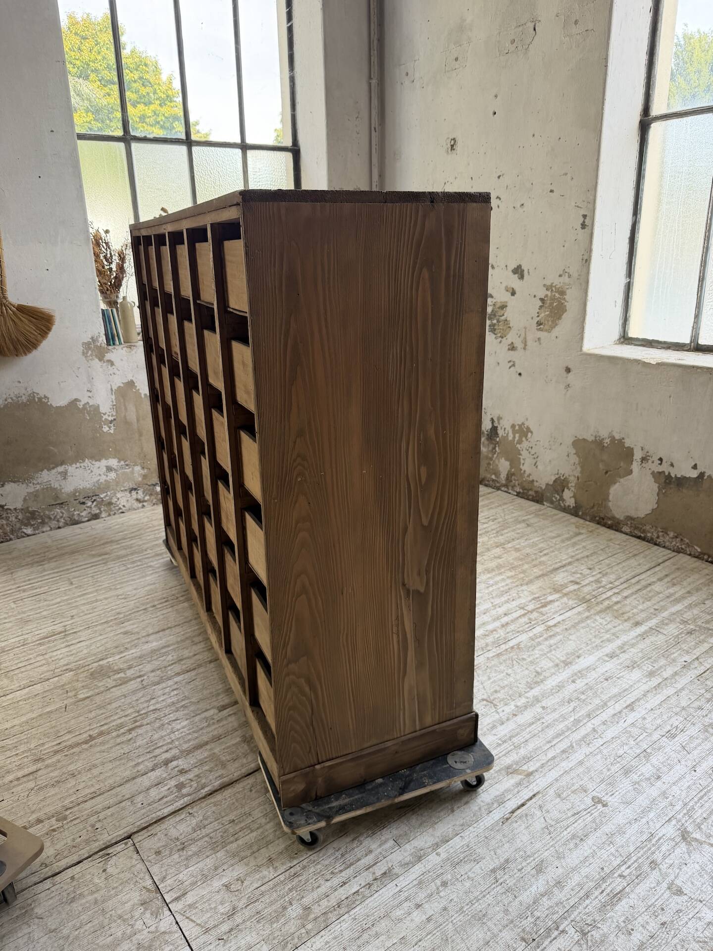1950s pine workbench XL 160cm