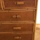 Rattan chest of drawers