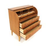 Scandinavian secretary, in teak, Sweden, 1950