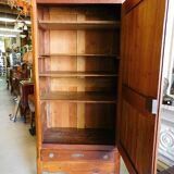 Bonnetiere in cherry 1 door 1 drawer of the xix century