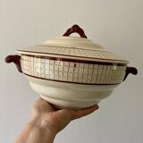 Lot of 4 vintage serving pieces from the Longchamp factory