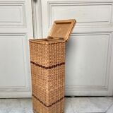 Rattan storage basket